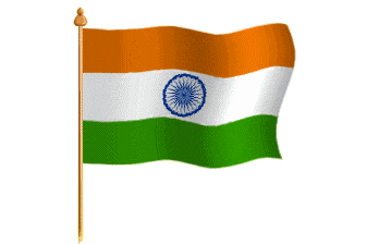 Indian Flag Waving